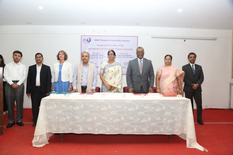 Inauguration Ceremony of the International Cell of SNDTWU
