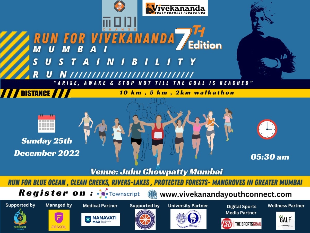 Run for Vivekananda 7th Edition Mumbai Sustainability Run